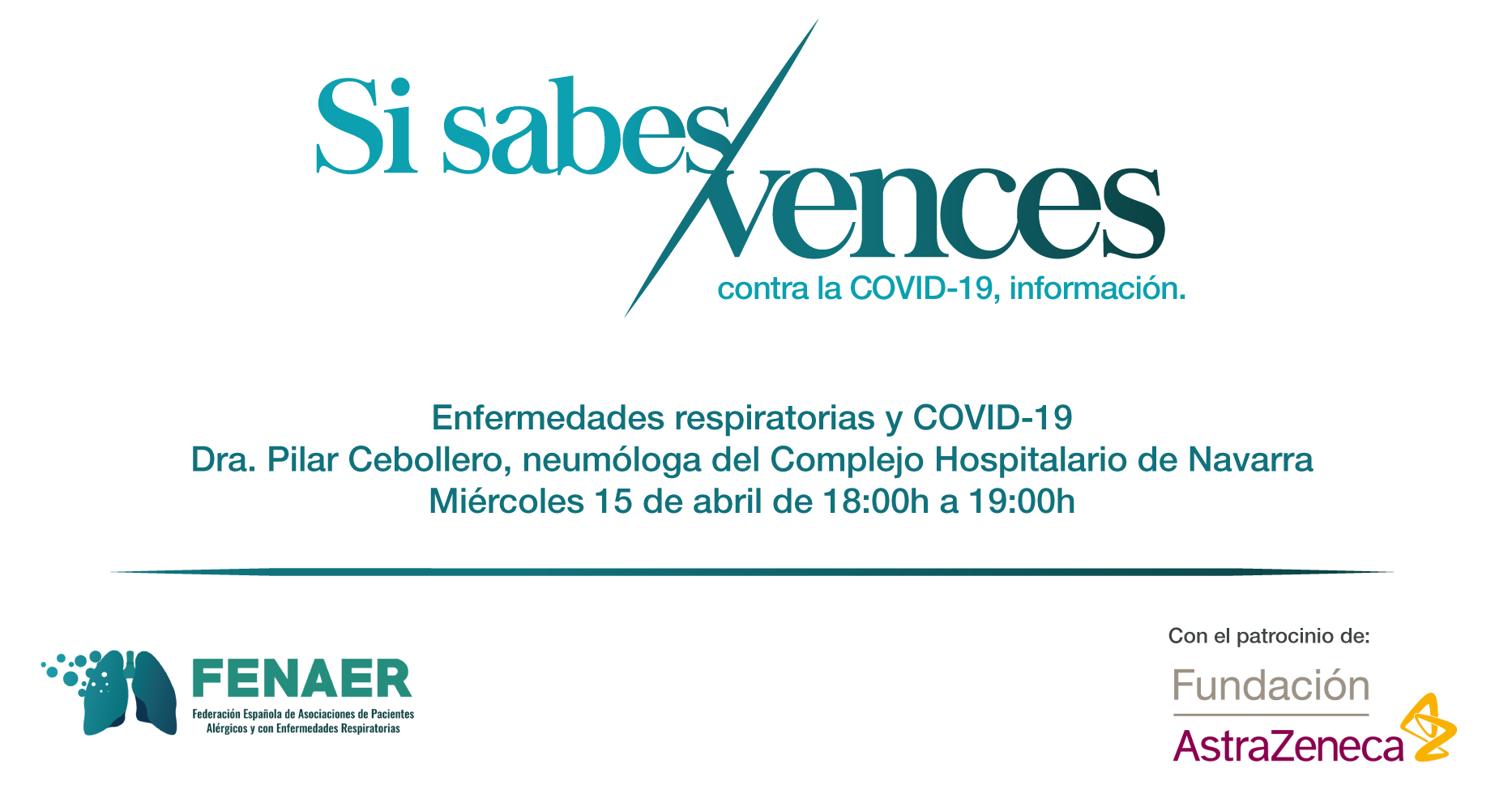 La Dra. Pilar Cebollero responde a las dudas de los pacientes respiratorios sobre la covid-19 en un evento online promovido por FENAER
