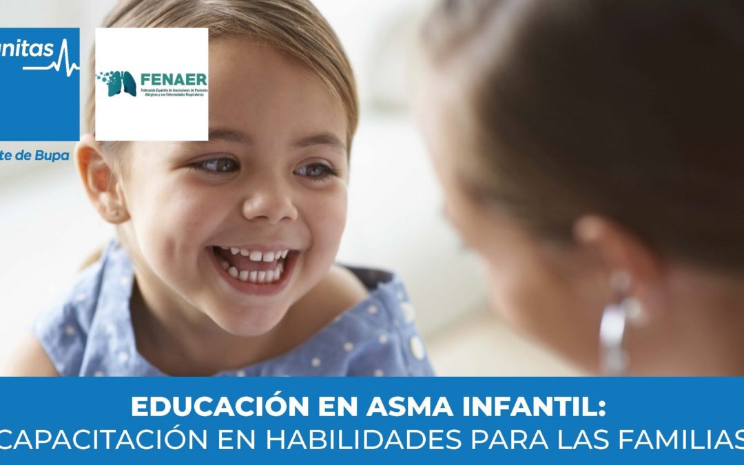 Sesión híbrida (presencial y en línea) sobre asma infantil organizada por Fenaer y Sanitas