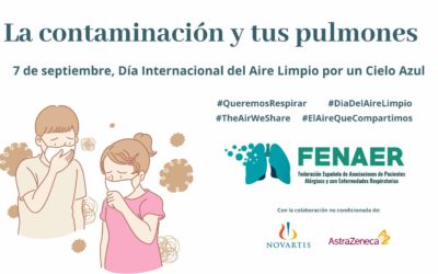 Campaña de Fenaer en el Día Internacional del Aire Limpio para erradicar la contaminación que daña a los pulmones